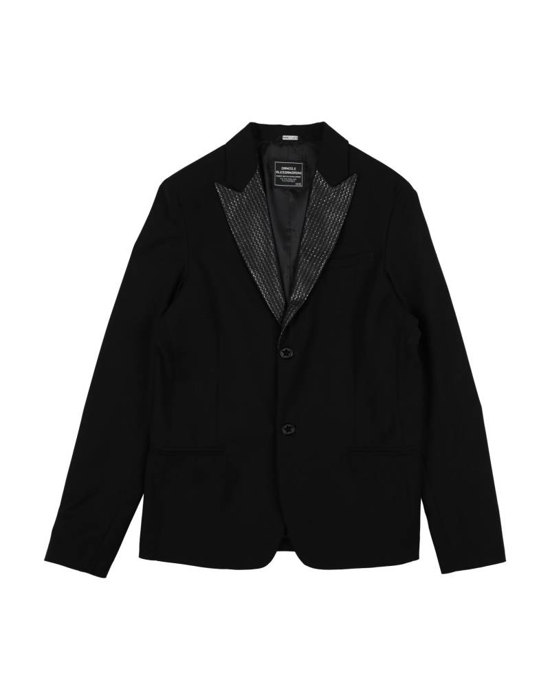 DANIELE ALESSANDRINI Blazer Kinder Schwarz von DANIELE ALESSANDRINI