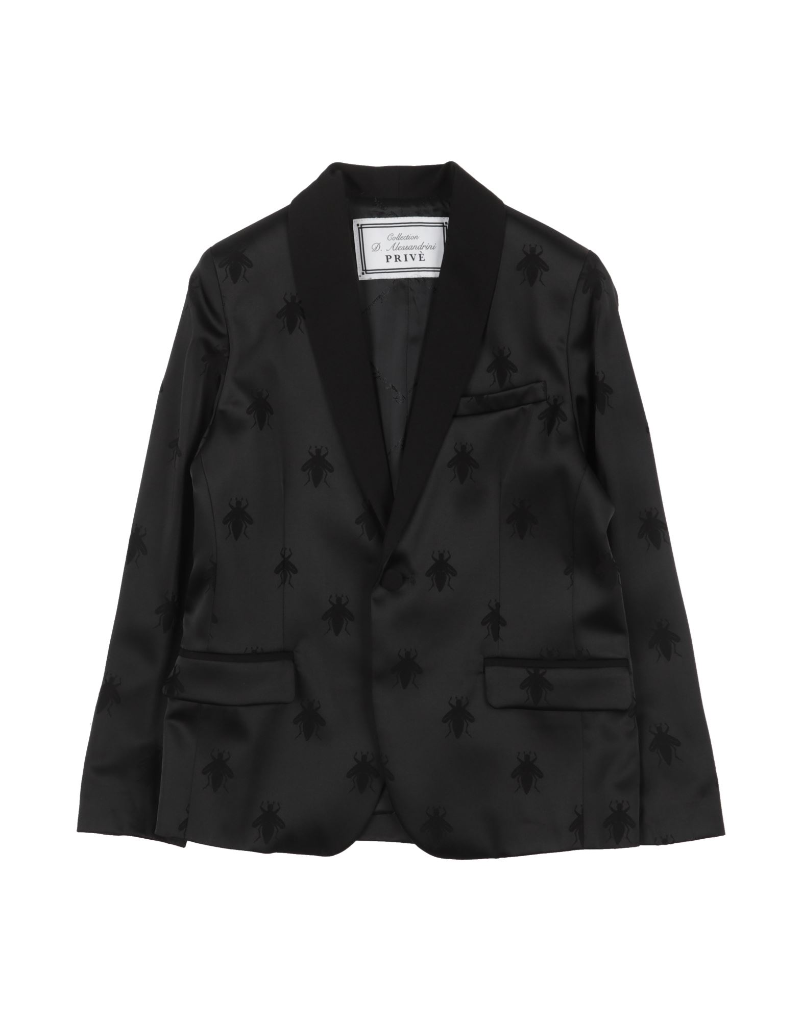 DANIELE ALESSANDRINI Blazer Kinder Schwarz von DANIELE ALESSANDRINI