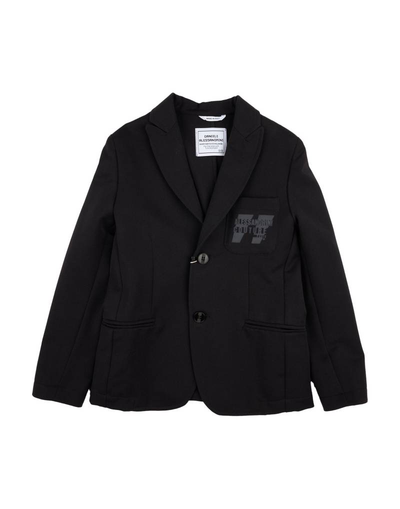 DANIELE ALESSANDRINI Blazer Kinder Schwarz von DANIELE ALESSANDRINI