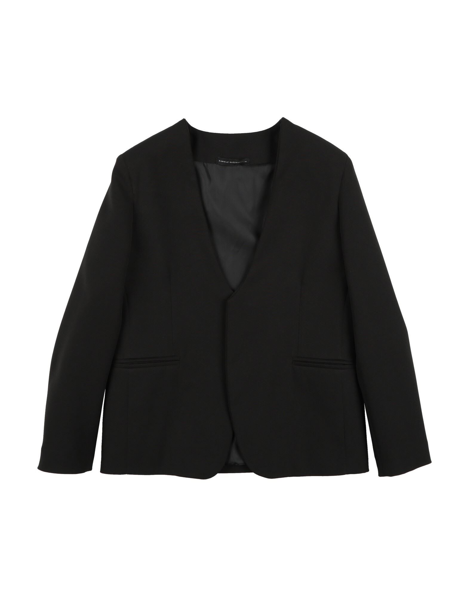 DANIELE ALESSANDRINI Blazer Kinder Schwarz von DANIELE ALESSANDRINI