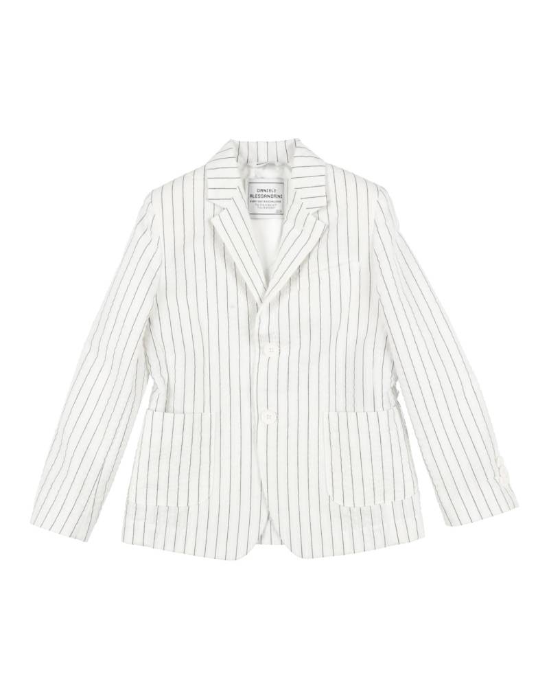 DANIELE ALESSANDRINI Blazer Kinder Weiß von DANIELE ALESSANDRINI