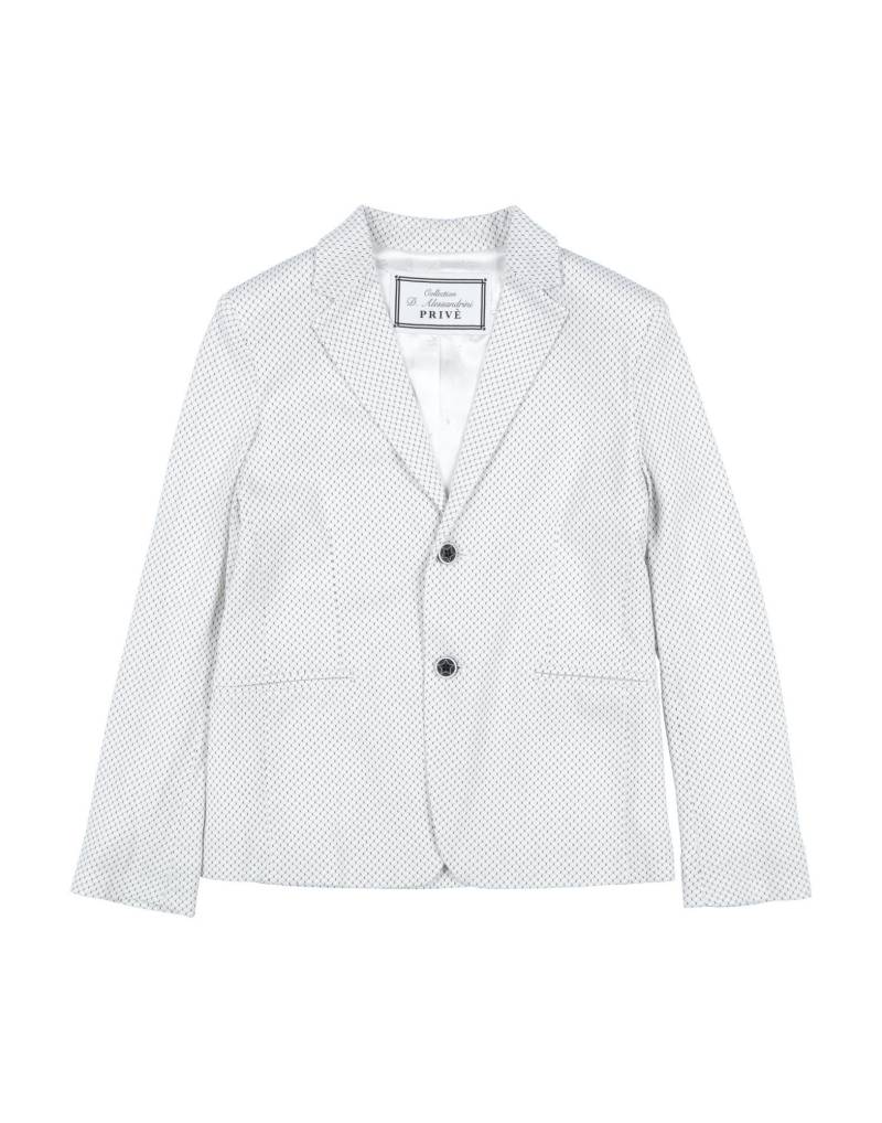 DANIELE ALESSANDRINI Blazer Kinder Weiß von DANIELE ALESSANDRINI