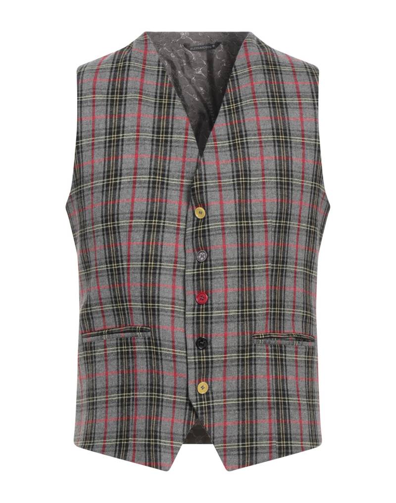 DANIELE ALESSANDRINI Couture-weste Herren Grau von DANIELE ALESSANDRINI