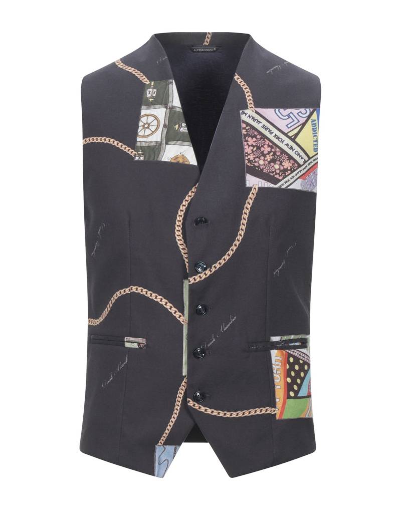 DANIELE ALESSANDRINI Couture-weste Herren Nachtblau von DANIELE ALESSANDRINI
