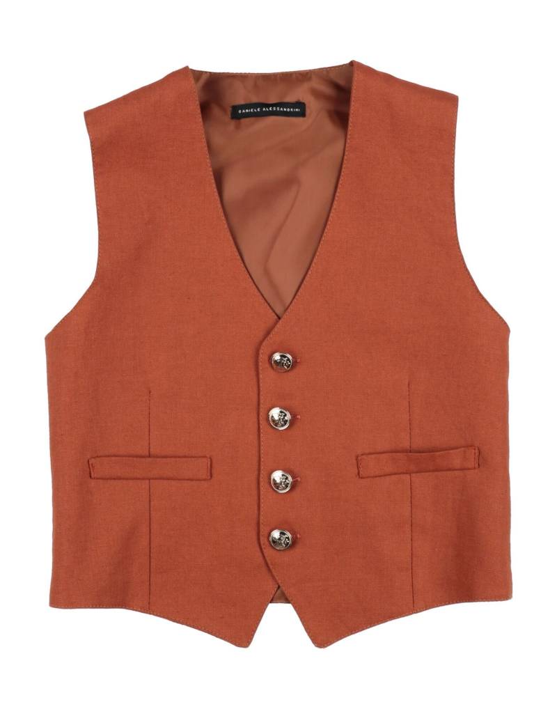 DANIELE ALESSANDRINI Couture-weste Kinder Braun von DANIELE ALESSANDRINI