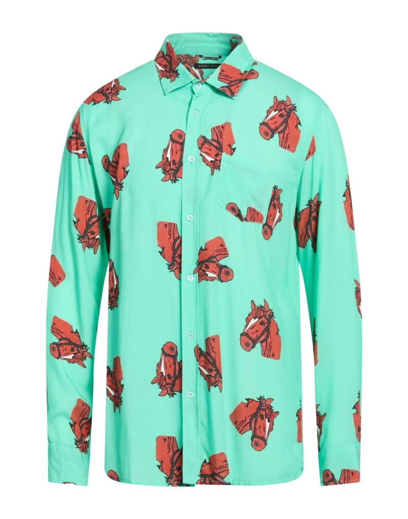 DANIELE ALESSANDRINI Hemd Herren Grün von DANIELE ALESSANDRINI