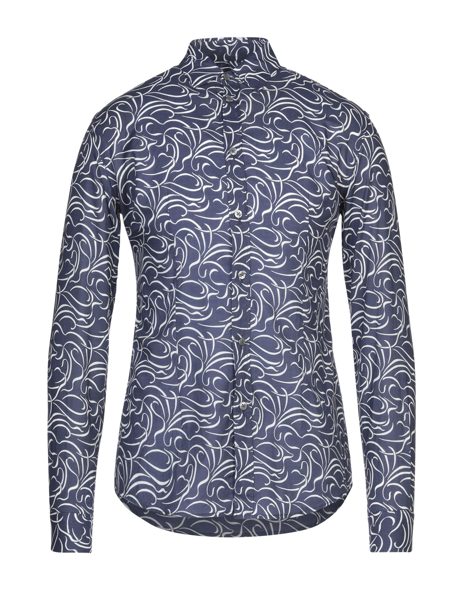 DANIELE ALESSANDRINI Hemd Herren Nachtblau von DANIELE ALESSANDRINI