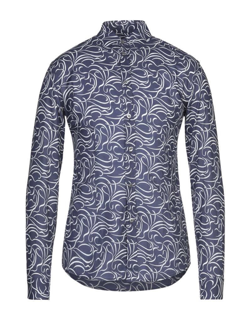 DANIELE ALESSANDRINI Hemd Herren Nachtblau von DANIELE ALESSANDRINI