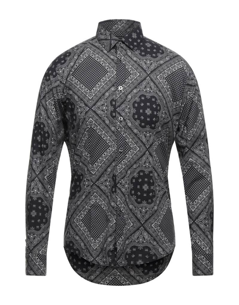 DANIELE ALESSANDRINI Hemd Herren Schwarz von DANIELE ALESSANDRINI