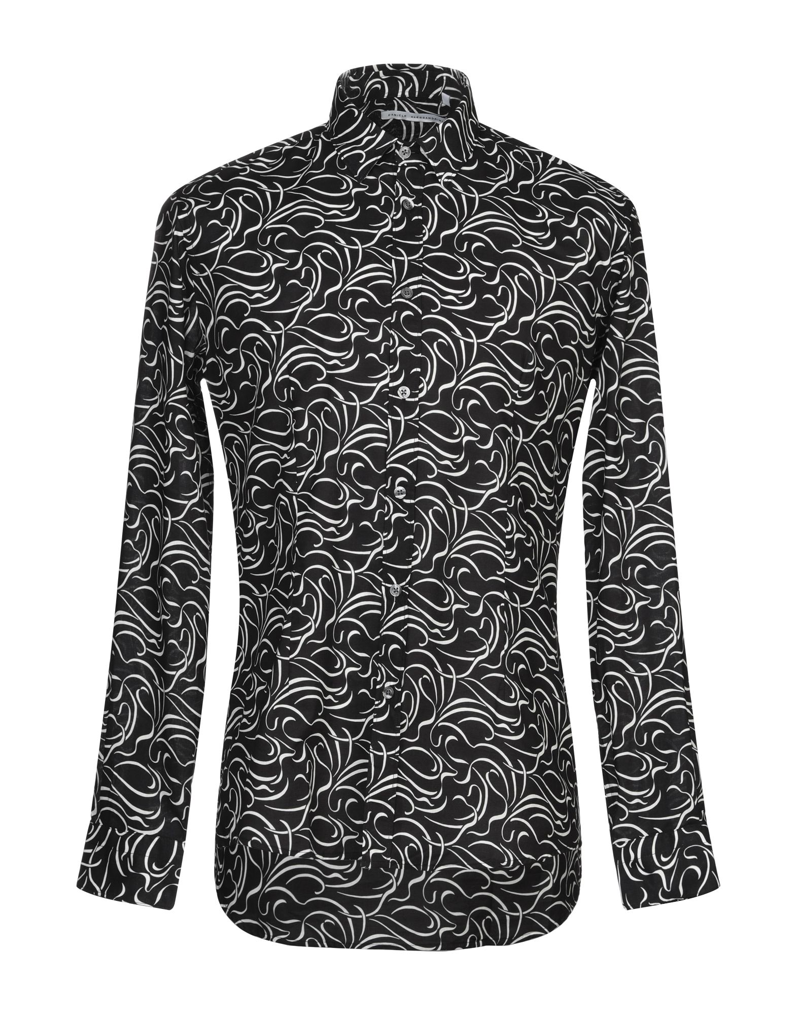 DANIELE ALESSANDRINI Hemd Herren Schwarz von DANIELE ALESSANDRINI