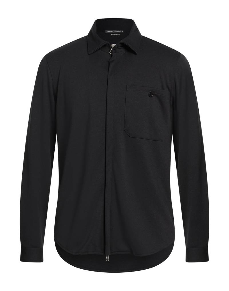 DANIELE ALESSANDRINI Hemd Herren Schwarz von DANIELE ALESSANDRINI