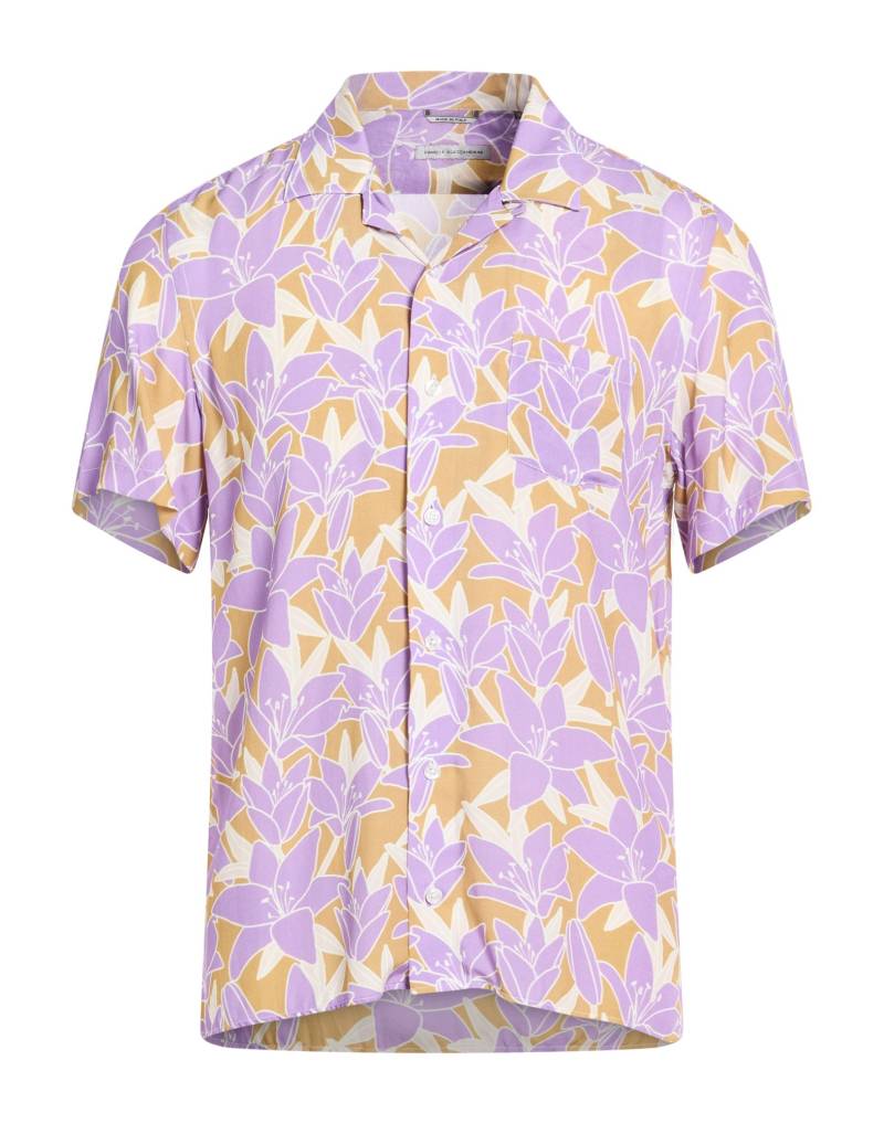 DANIELE ALESSANDRINI Hemd Herren Violett von DANIELE ALESSANDRINI