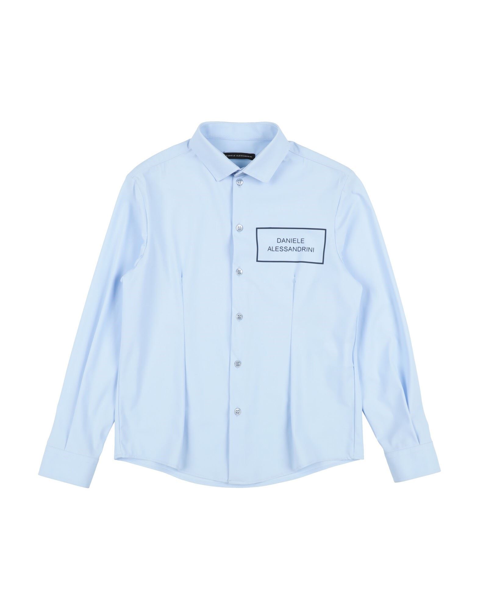 DANIELE ALESSANDRINI Hemd Kinder Azurblau von DANIELE ALESSANDRINI