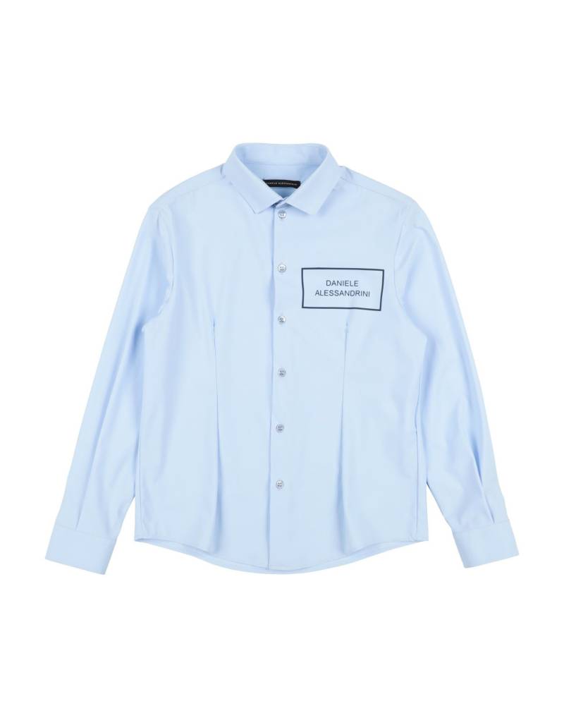 DANIELE ALESSANDRINI Hemd Kinder Azurblau von DANIELE ALESSANDRINI
