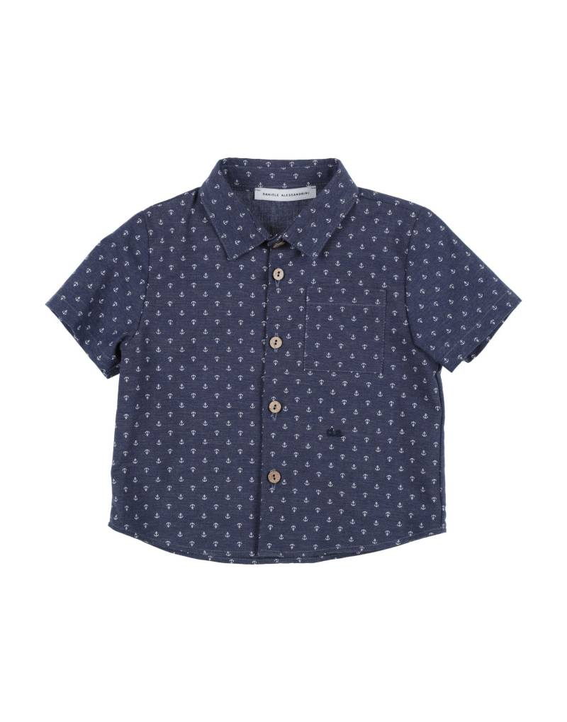 DANIELE ALESSANDRINI Hemd Kinder Nachtblau von DANIELE ALESSANDRINI