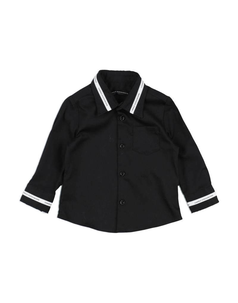 DANIELE ALESSANDRINI Hemd Kinder Schwarz von DANIELE ALESSANDRINI