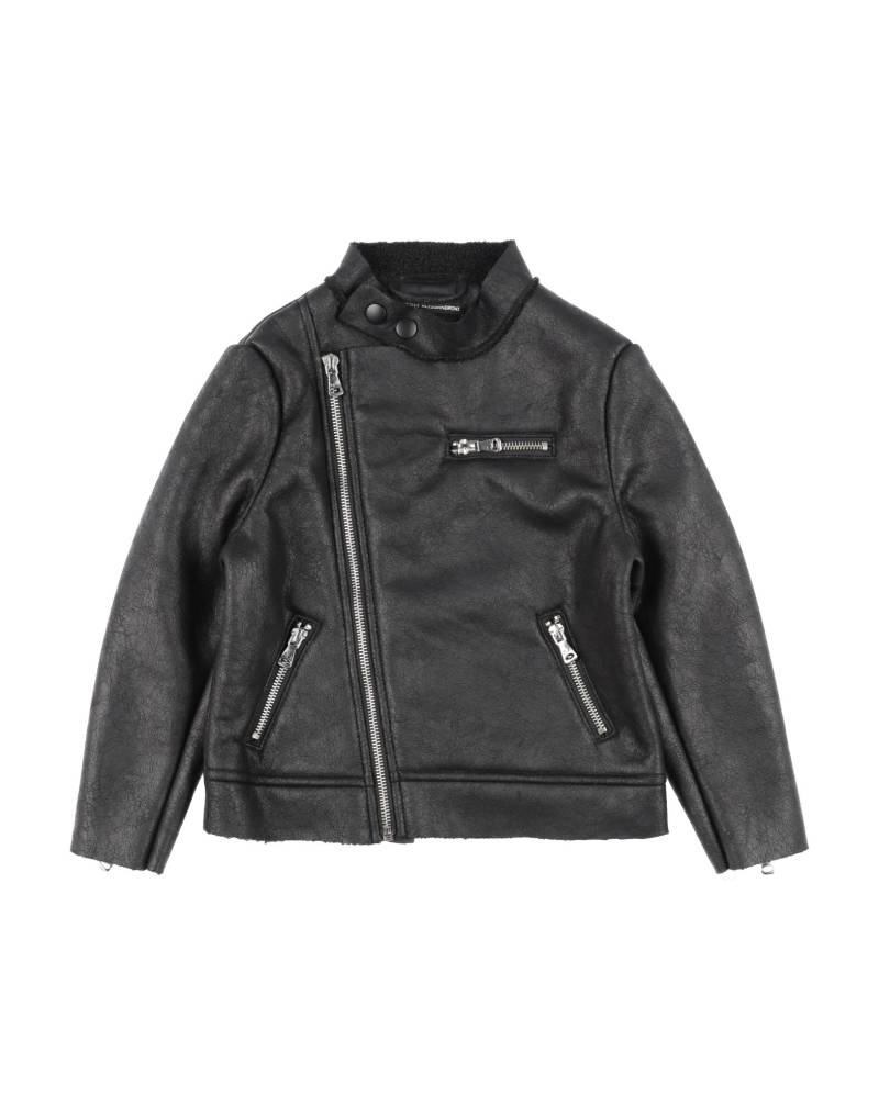 DANIELE ALESSANDRINI Shearling- & Kunstfell Kinder Schwarz von DANIELE ALESSANDRINI