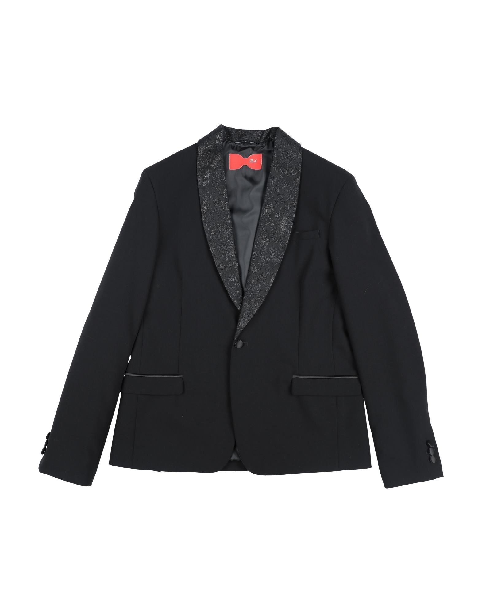 DANIELE ALESSANDRINI Blazer Kinder Schwarz von DANIELE ALESSANDRINI