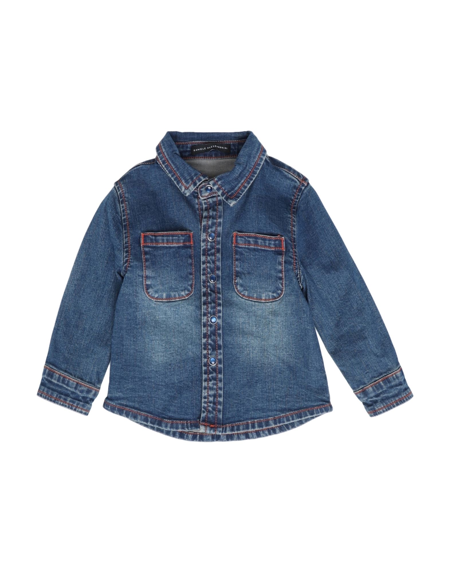 DANIELE ALESSANDRINI Jeanshemd Kinder Blau von DANIELE ALESSANDRINI