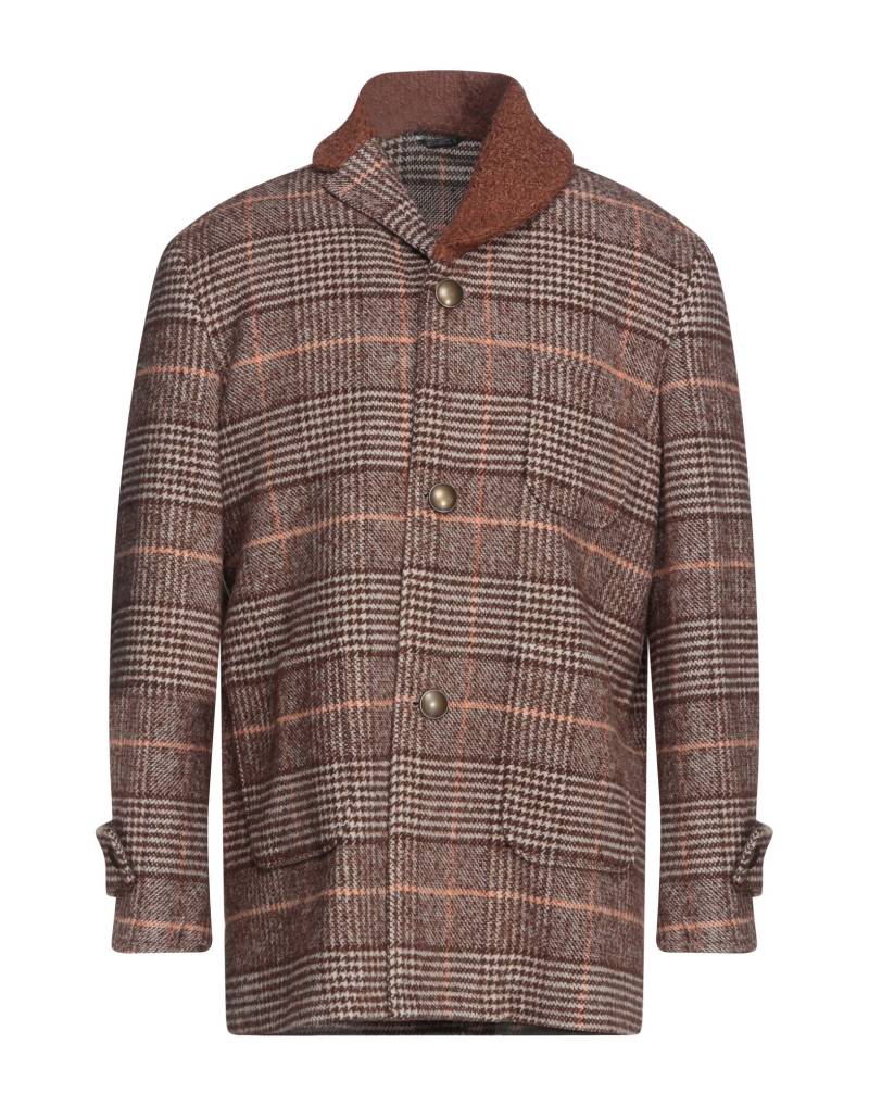 DANIELE ALESSANDRINI Mantel Herren Schokobraun von DANIELE ALESSANDRINI