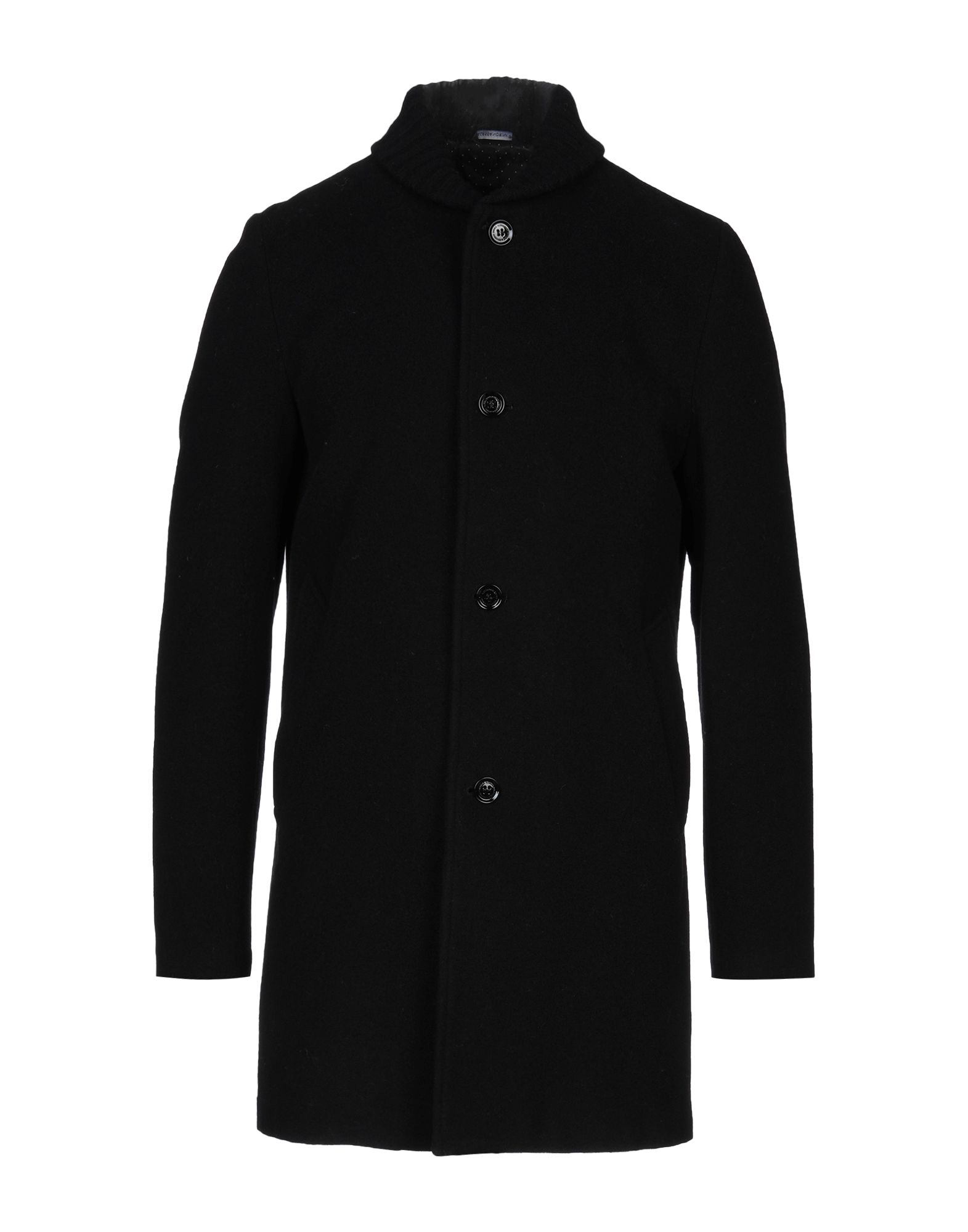 DANIELE ALESSANDRINI Mantel Herren Schwarz von DANIELE ALESSANDRINI