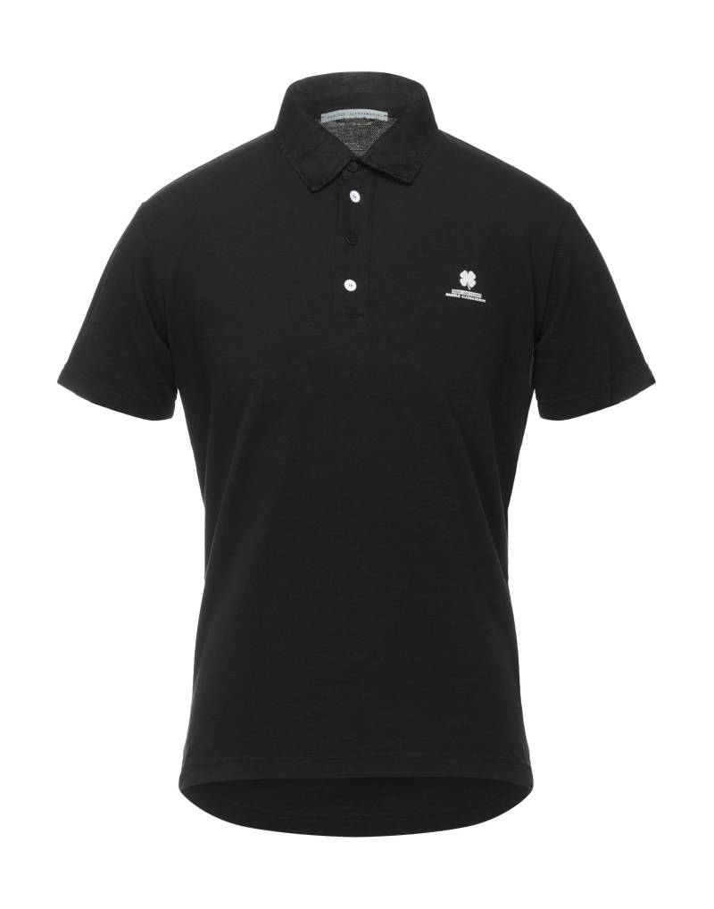 DANIELE ALESSANDRINI Poloshirt Herren Schwarz von DANIELE ALESSANDRINI