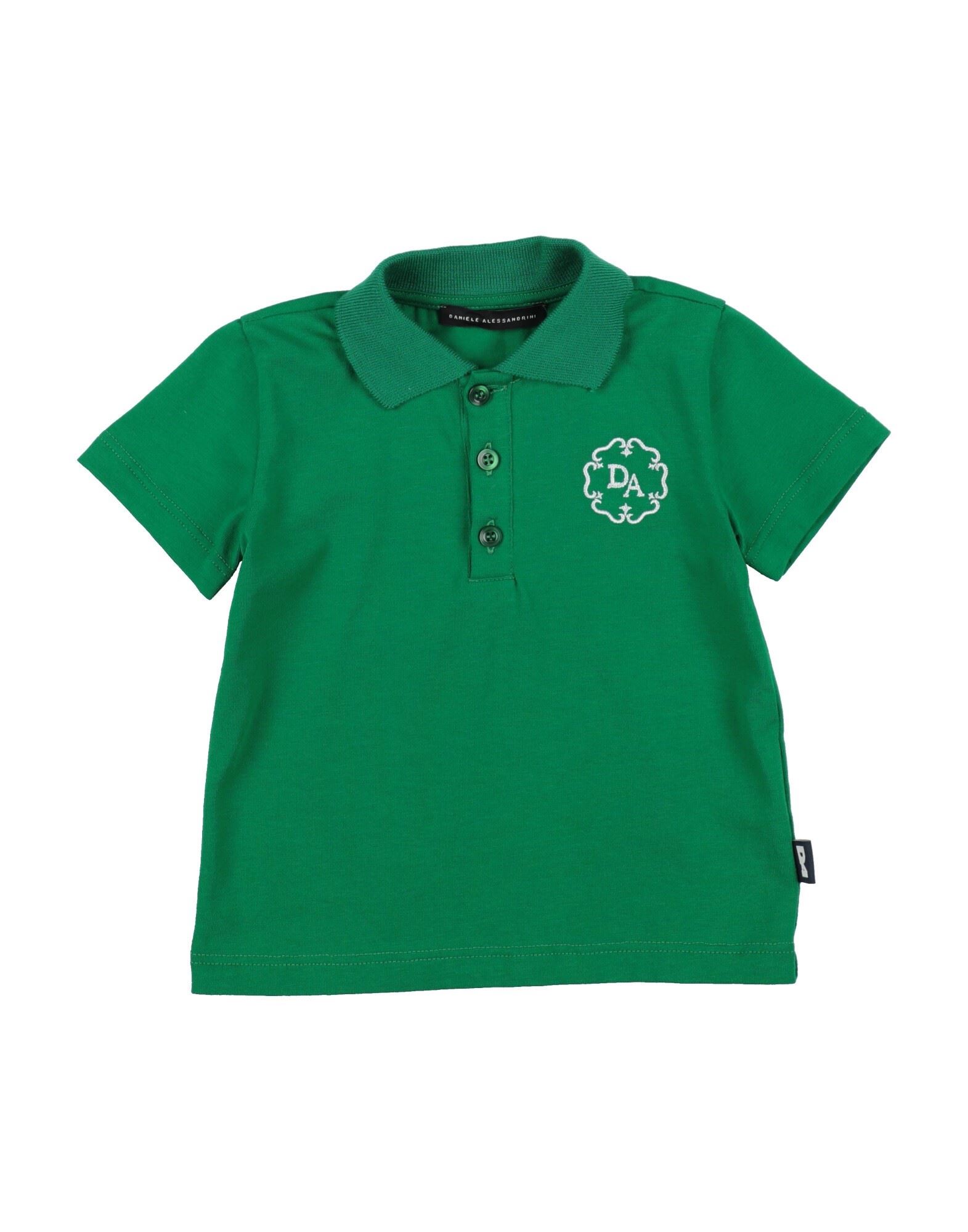 DANIELE ALESSANDRINI Poloshirt Kinder Smaragdgrün von DANIELE ALESSANDRINI