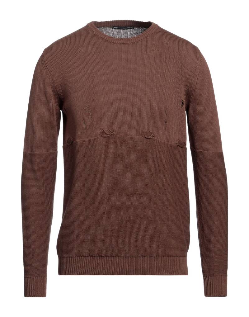 DANIELE ALESSANDRINI Pullover Herren Braun von DANIELE ALESSANDRINI