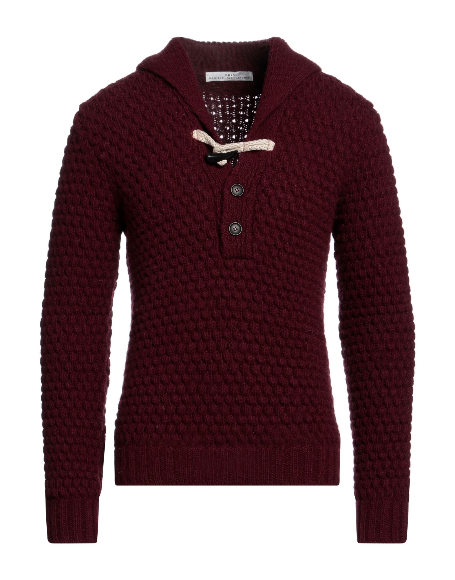 DANIELE ALESSANDRINI Pullover Herren Purpur von DANIELE ALESSANDRINI