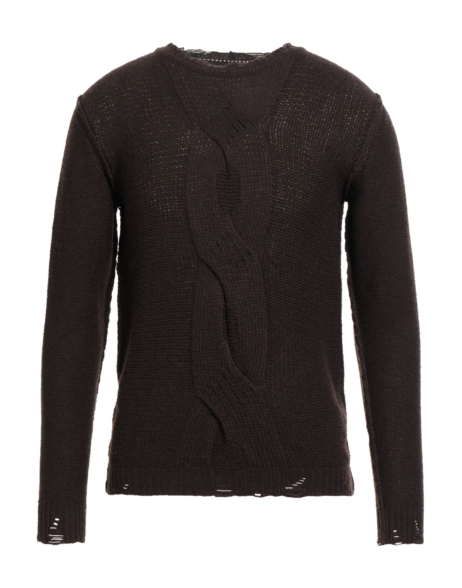 DANIELE ALESSANDRINI Pullover Herren Schokobraun von DANIELE ALESSANDRINI