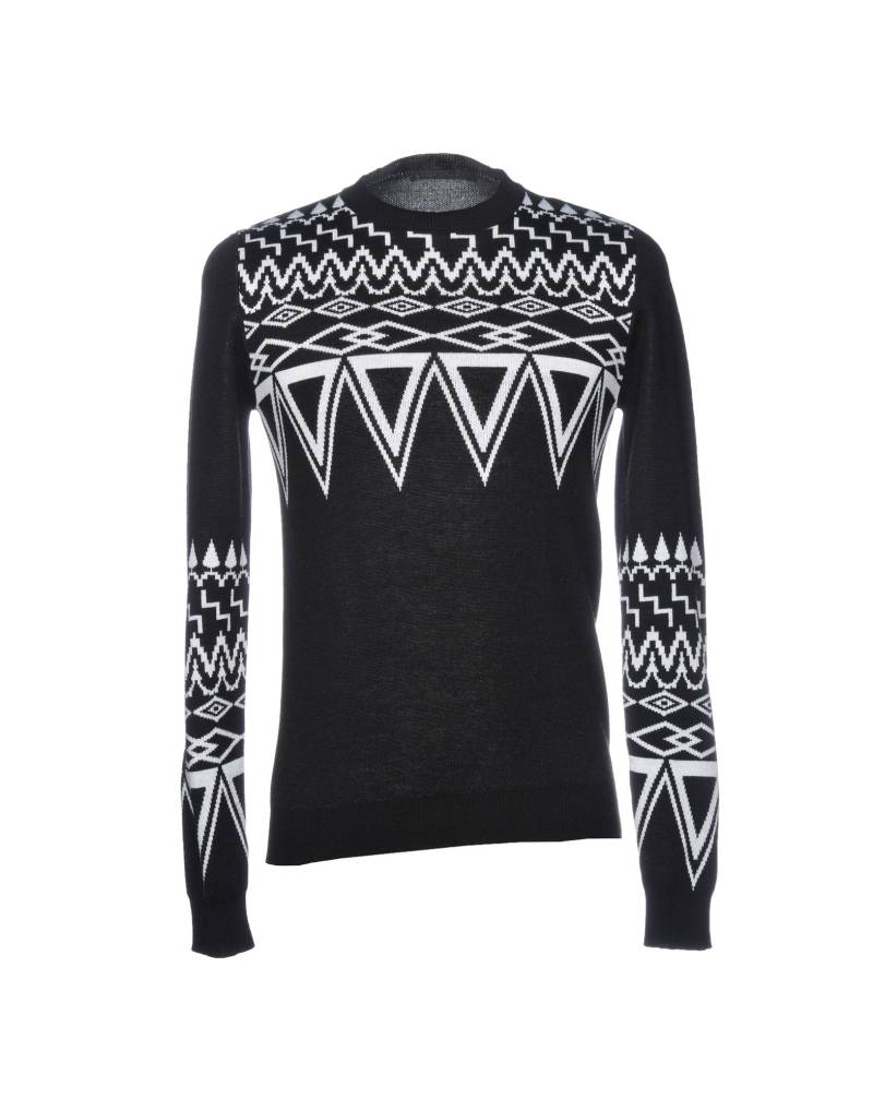 DANIELE ALESSANDRINI Pullover Herren Schwarz von DANIELE ALESSANDRINI