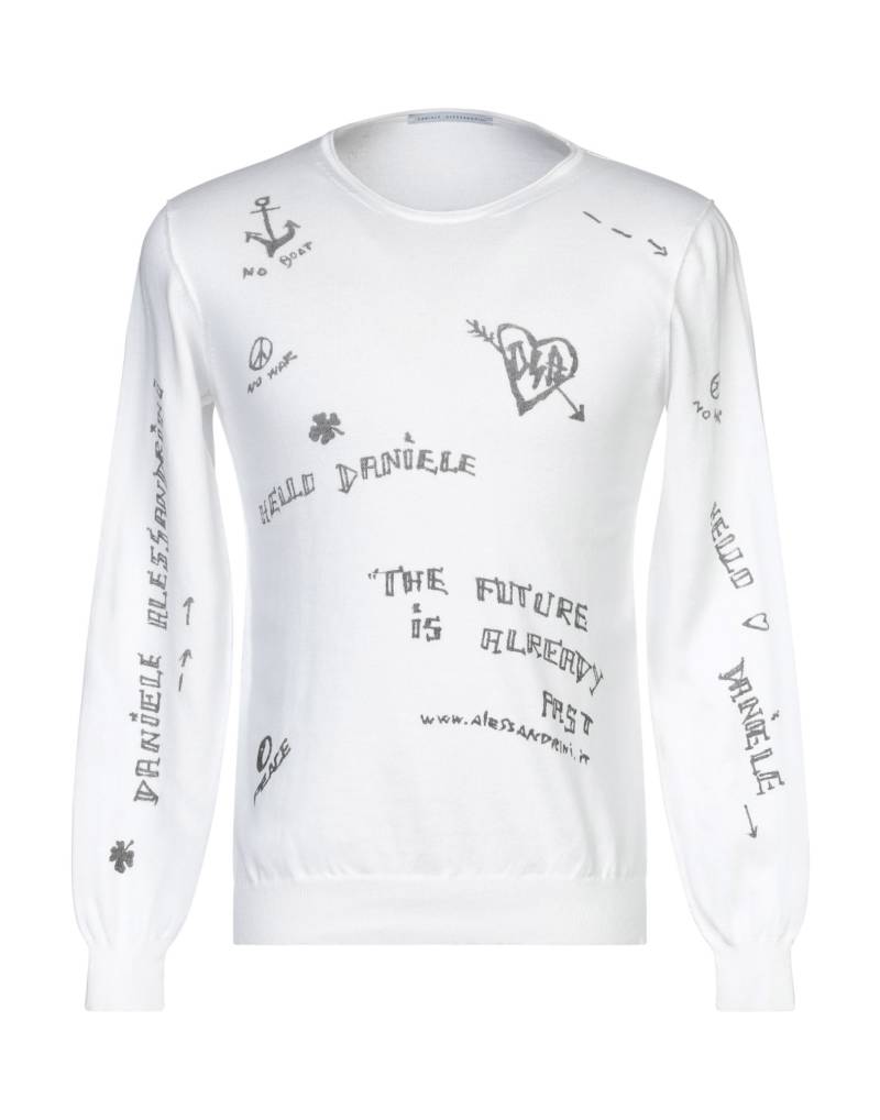 DANIELE ALESSANDRINI Pullover Herren Weiß von DANIELE ALESSANDRINI