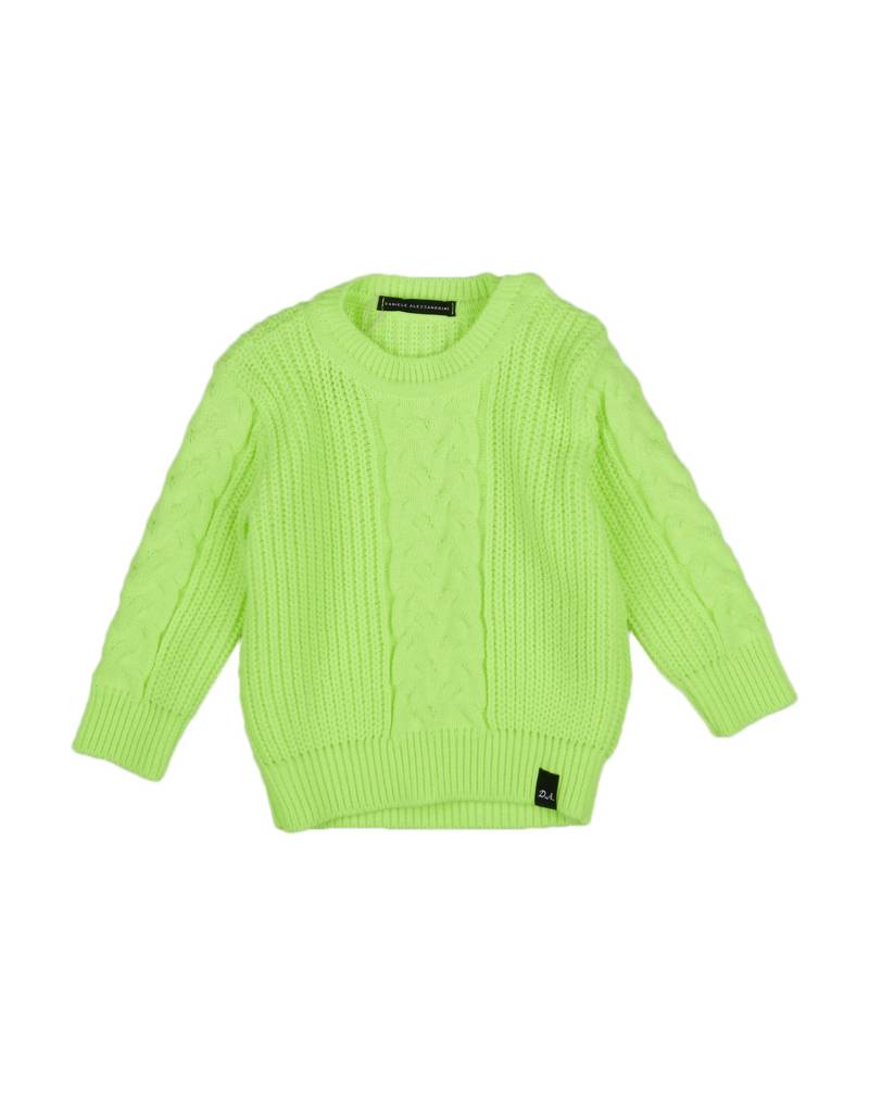 DANIELE ALESSANDRINI Pullover Kinder Limettengrün von DANIELE ALESSANDRINI