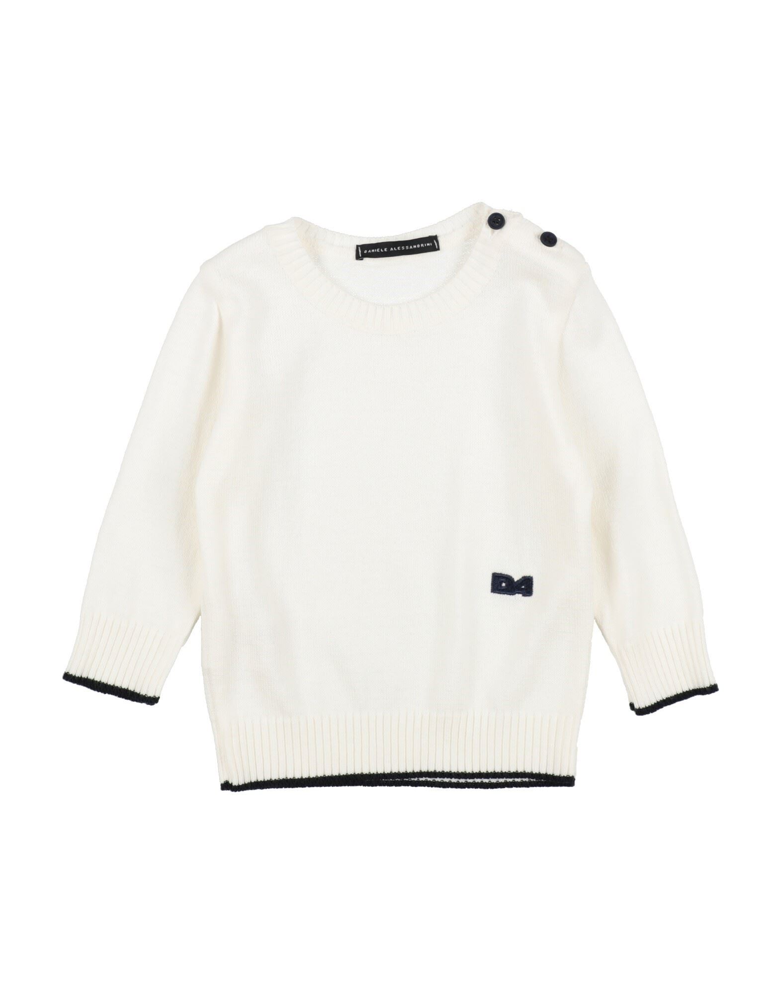 DANIELE ALESSANDRINI Pullover Kinder Off white von DANIELE ALESSANDRINI