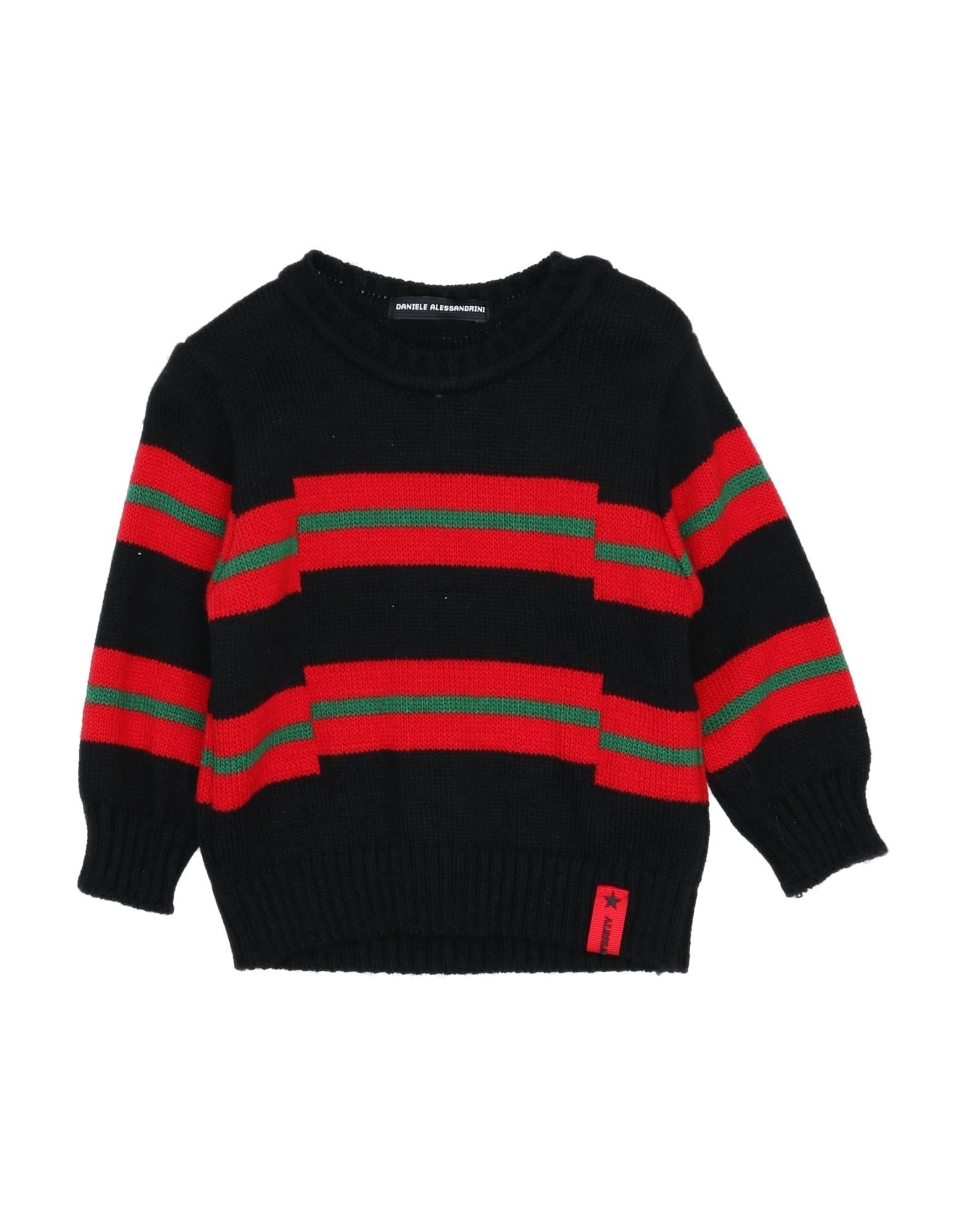 DANIELE ALESSANDRINI Pullover Kinder Schwarz von DANIELE ALESSANDRINI