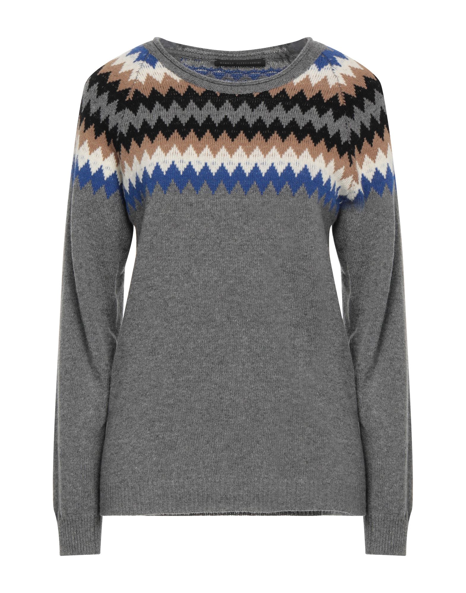 DANIELE ALESSANDRINI Pullover Herren Grau von DANIELE ALESSANDRINI