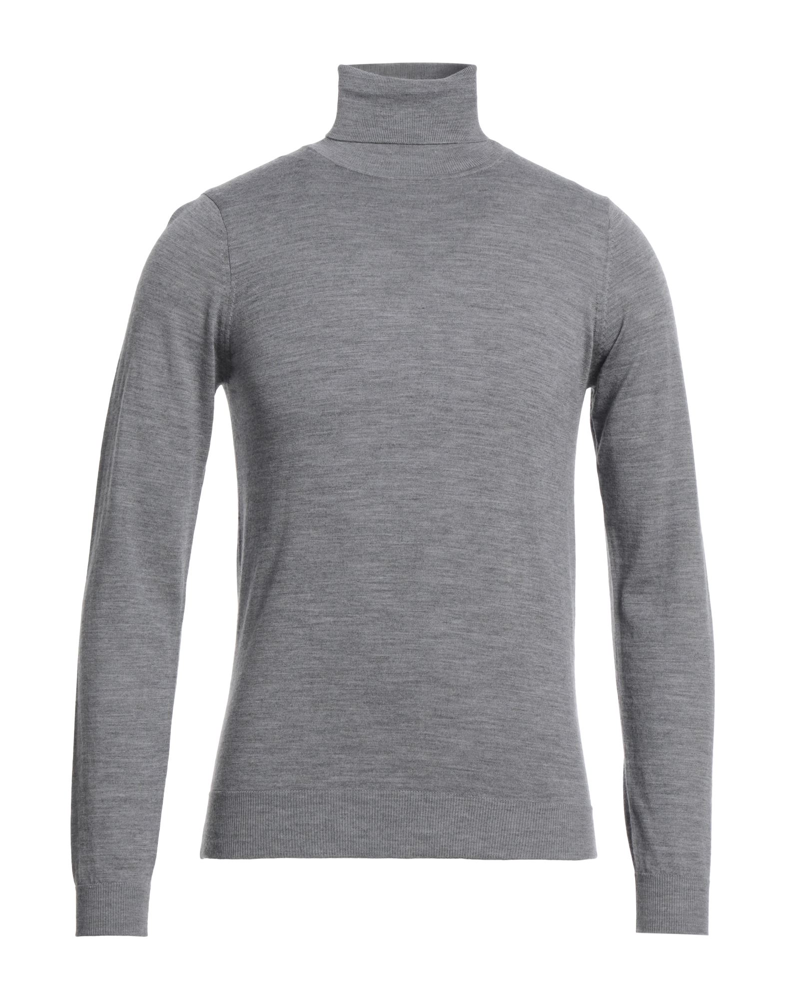 DANIELE ALESSANDRINI Rollkragenpullover Herren Grau von DANIELE ALESSANDRINI
