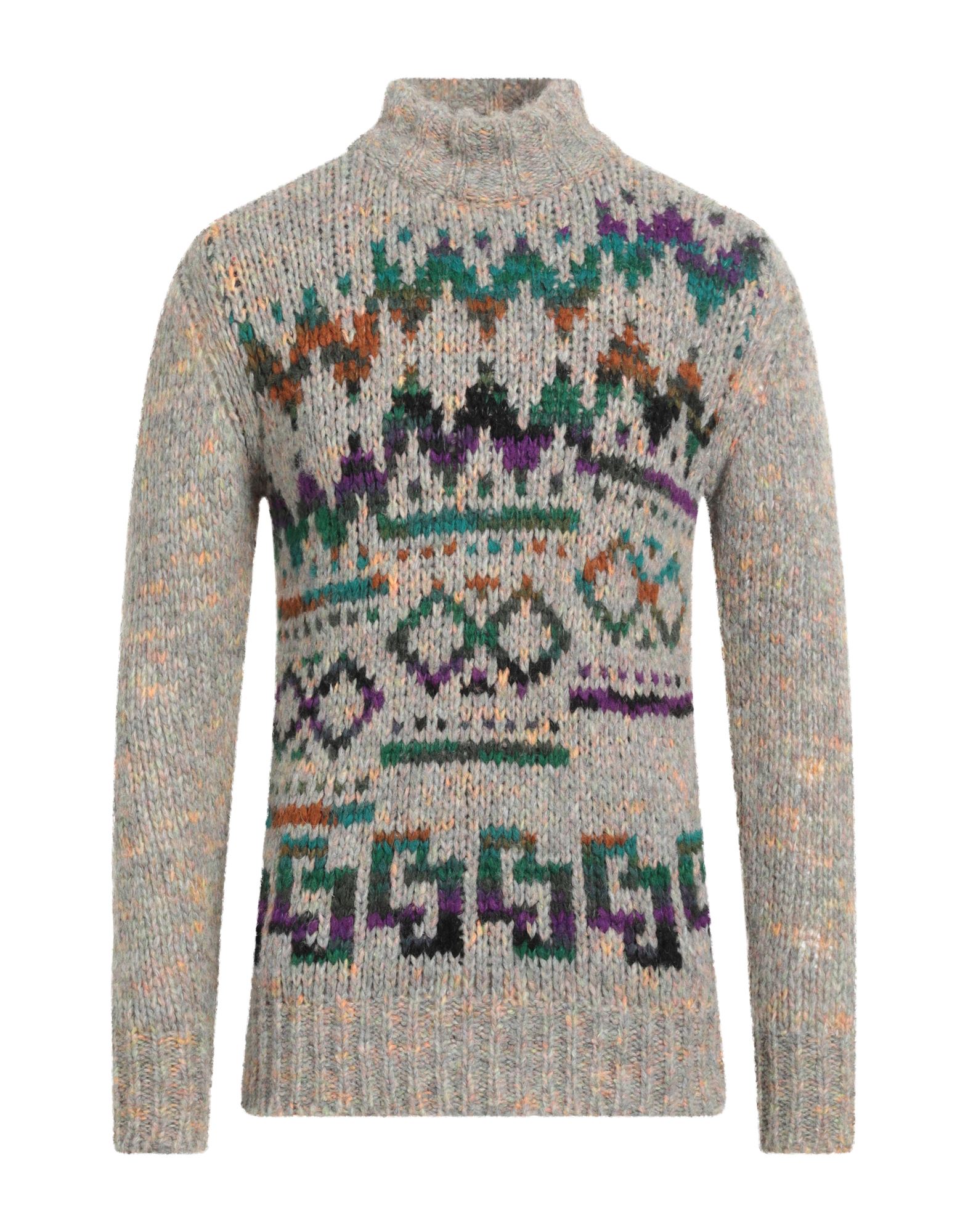 DANIELE ALESSANDRINI Rollkragenpullover Herren Grau von DANIELE ALESSANDRINI