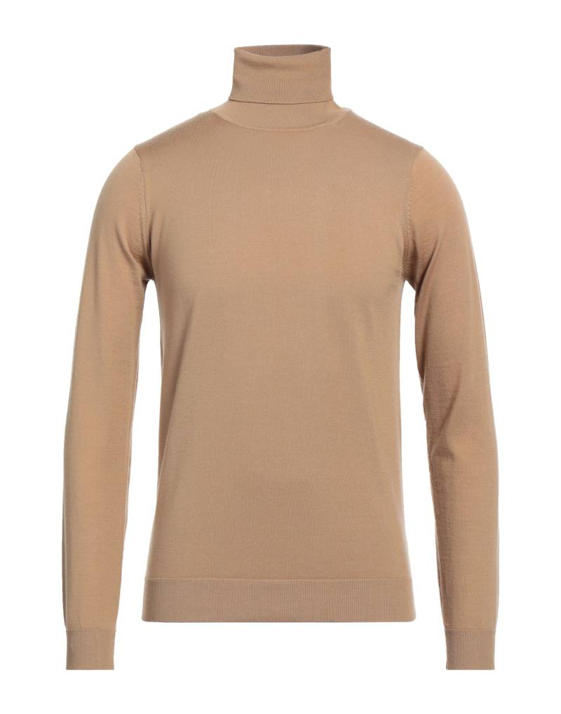 DANIELE ALESSANDRINI Rollkragenpullover Herren Kamel von DANIELE ALESSANDRINI