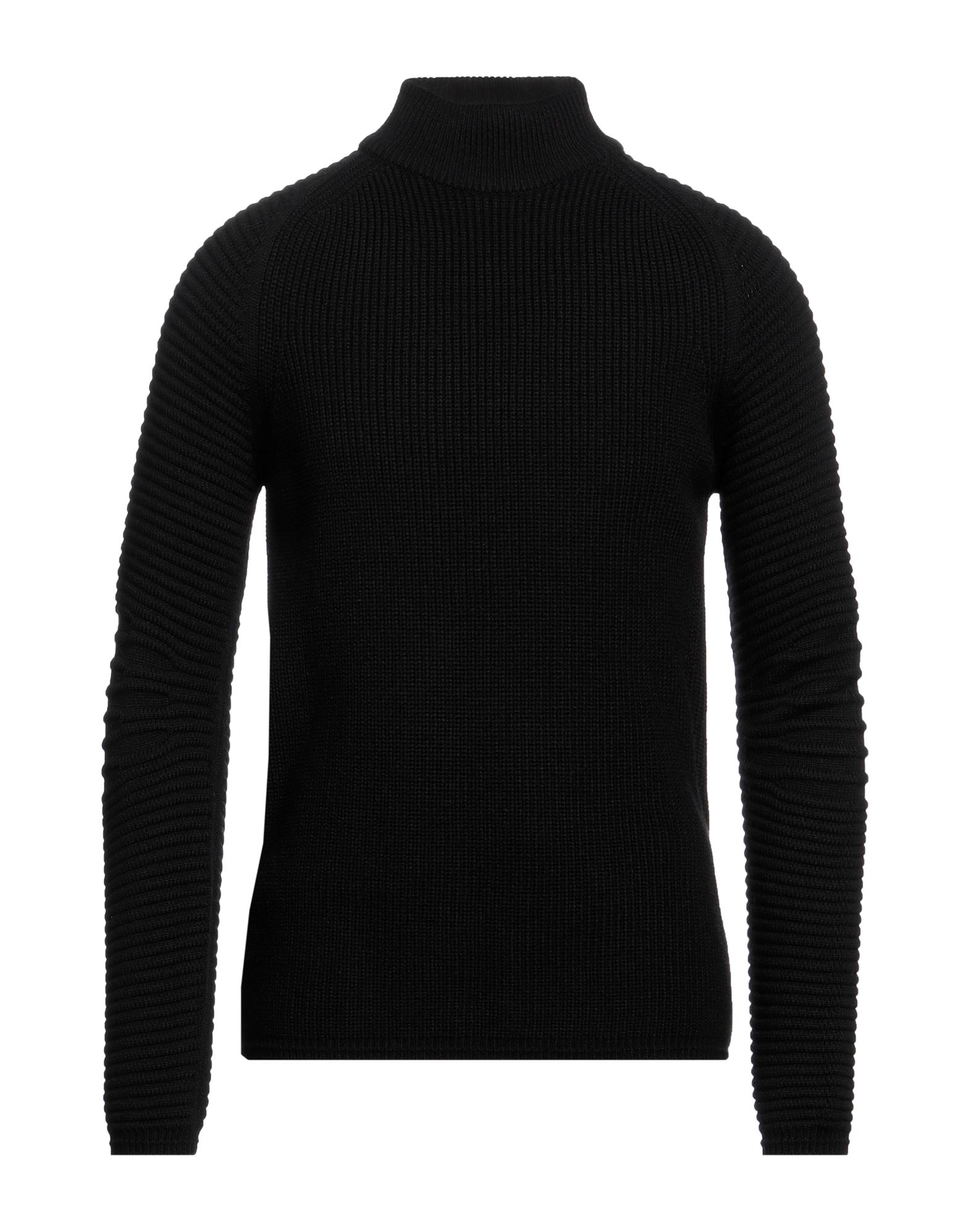 DANIELE ALESSANDRINI Rollkragenpullover Herren Schwarz von DANIELE ALESSANDRINI