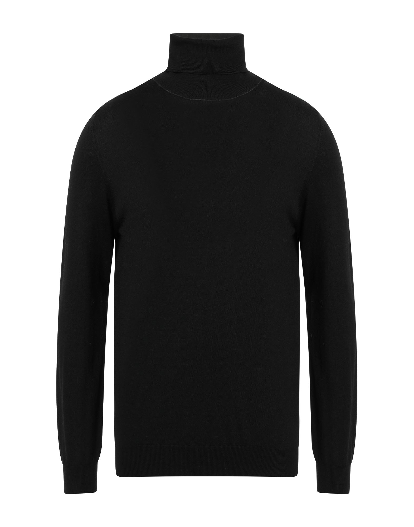 DANIELE ALESSANDRINI Rollkragenpullover Herren Schwarz von DANIELE ALESSANDRINI