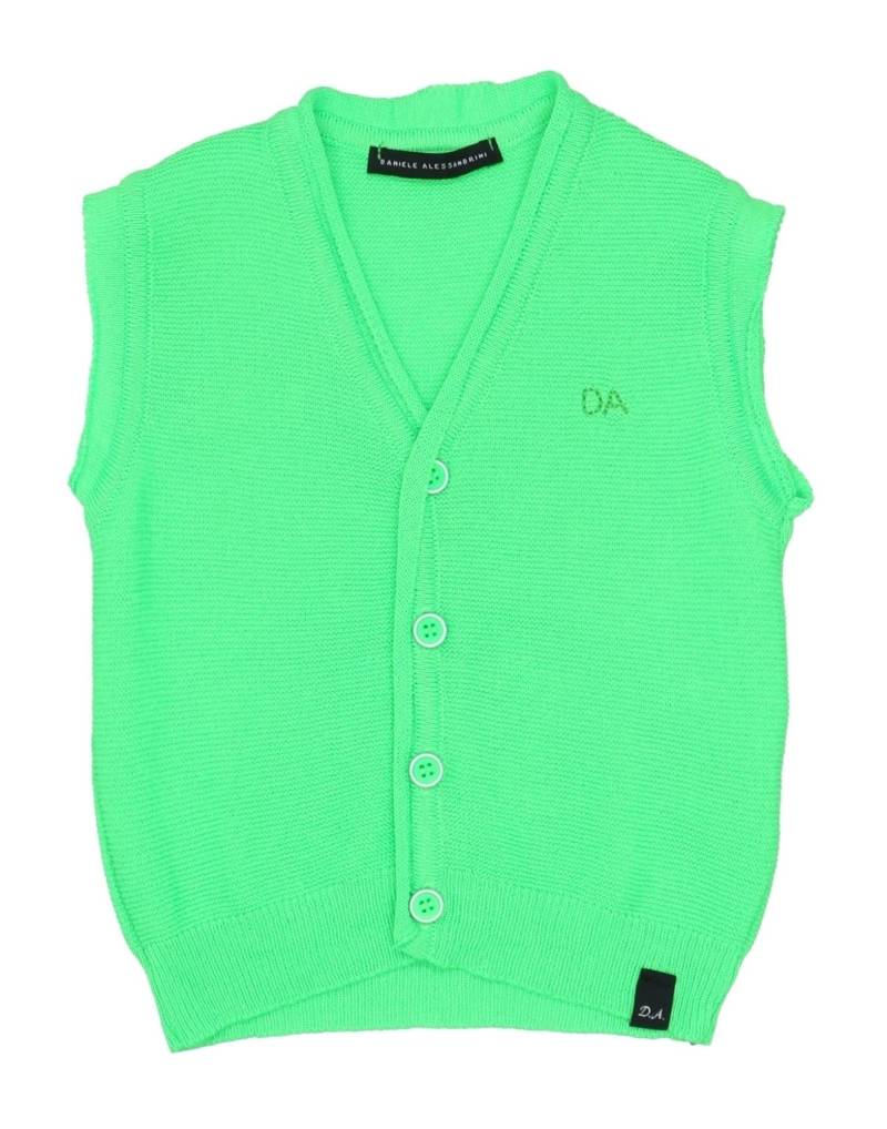 DANIELE ALESSANDRINI Strickjacke Kinder Limettengrün von DANIELE ALESSANDRINI