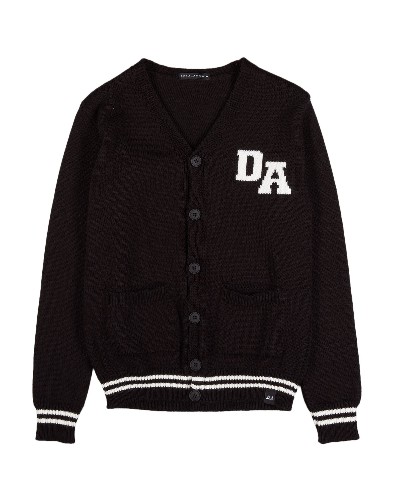 DANIELE ALESSANDRINI Strickjacke Kinder Schwarz von DANIELE ALESSANDRINI