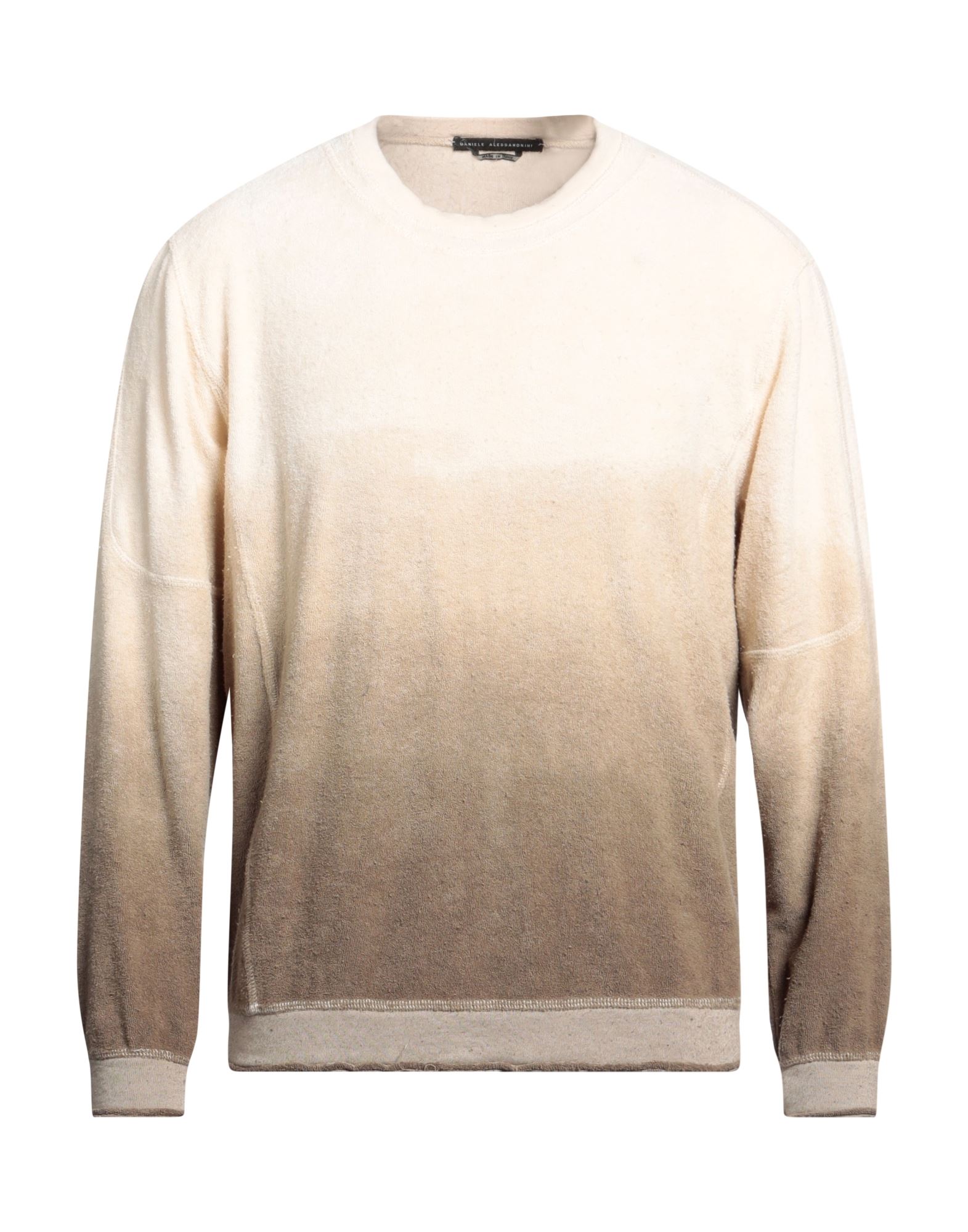 DANIELE ALESSANDRINI Sweatshirt Herren Cremeweiß von DANIELE ALESSANDRINI