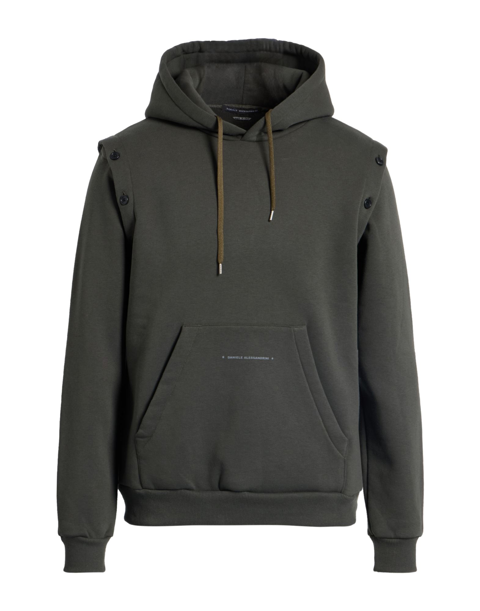 DANIELE ALESSANDRINI Sweatshirt Herren Militärgrün von DANIELE ALESSANDRINI