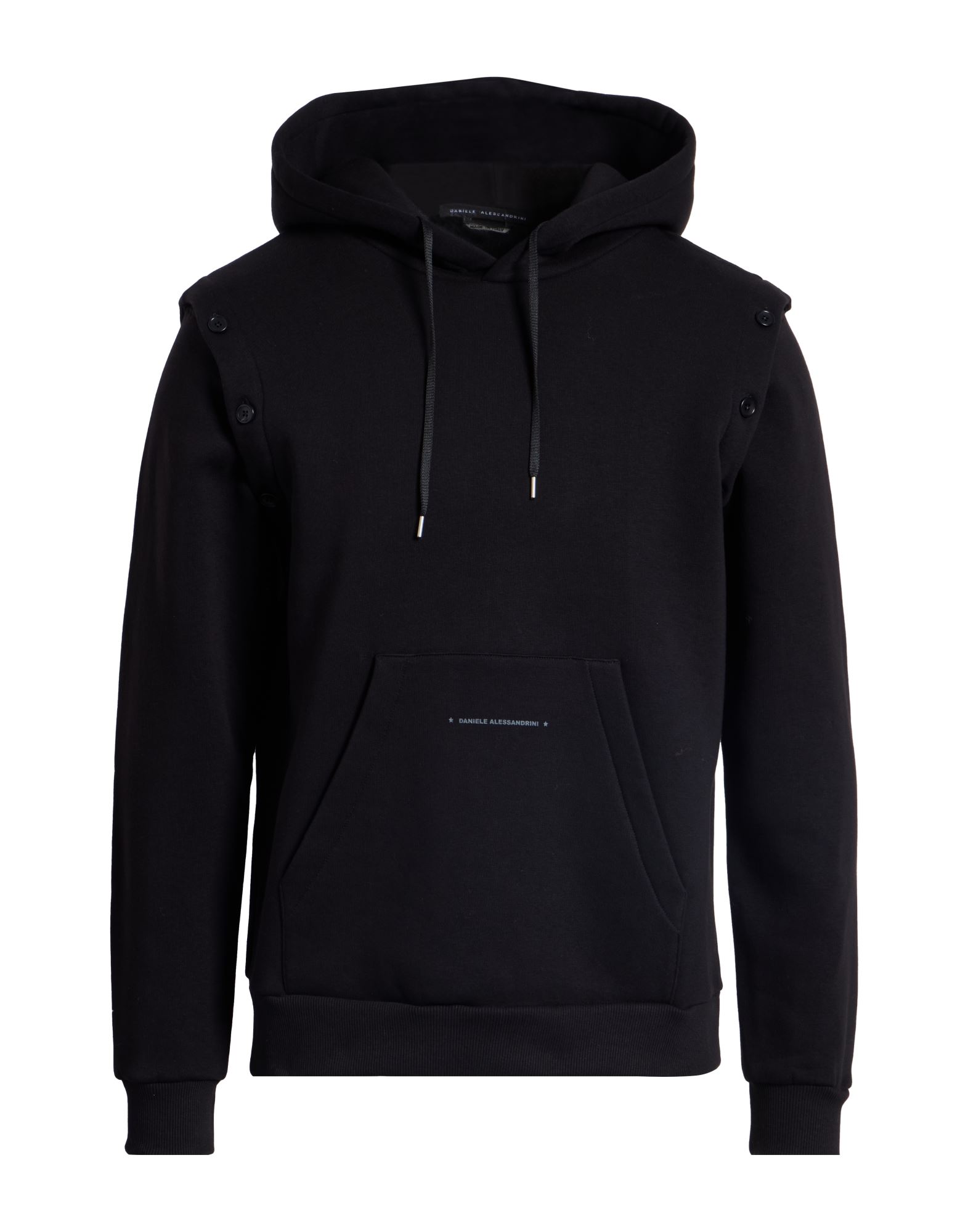 DANIELE ALESSANDRINI Sweatshirt Herren Schwarz von DANIELE ALESSANDRINI