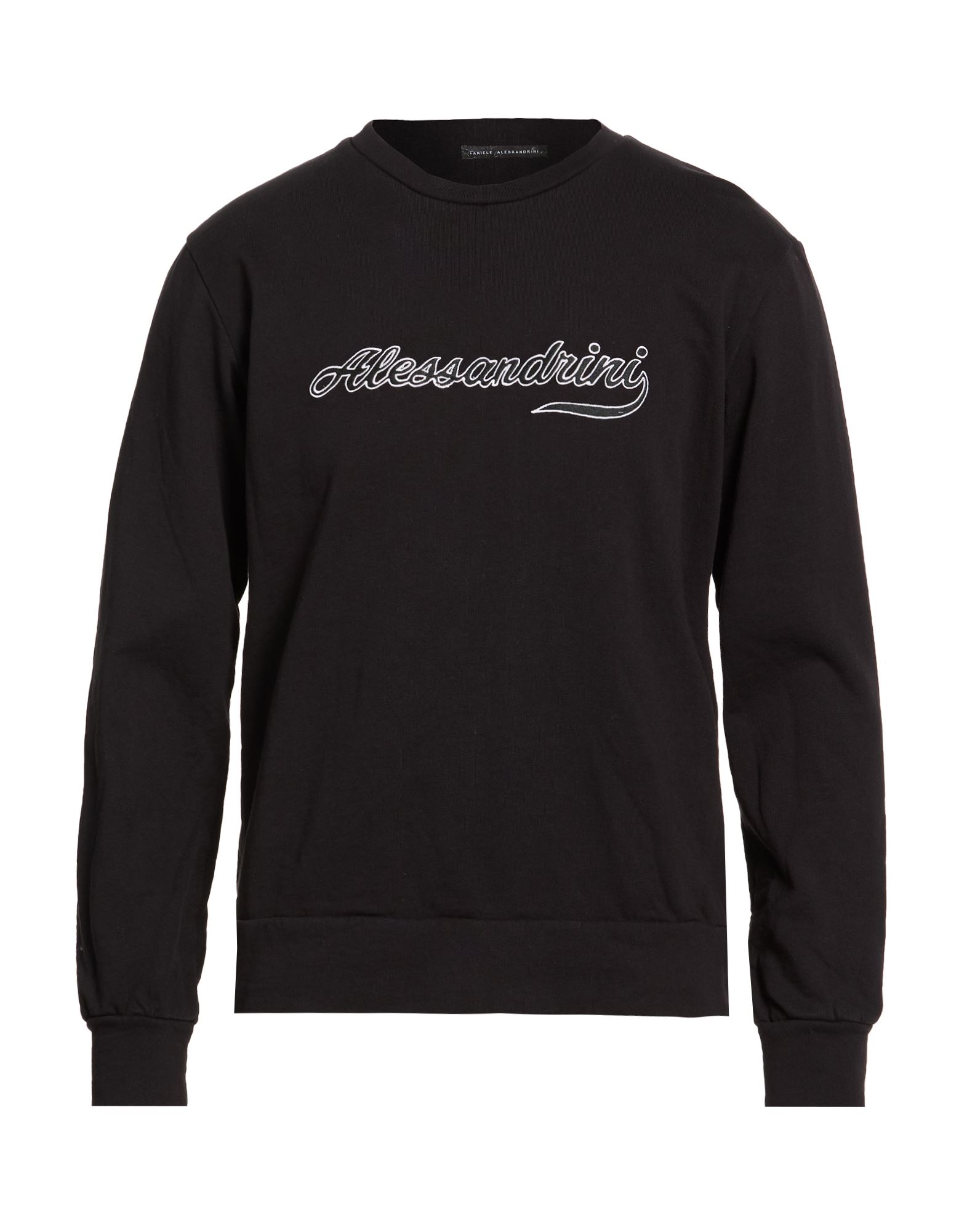 DANIELE ALESSANDRINI Sweatshirt Herren Schwarz von DANIELE ALESSANDRINI