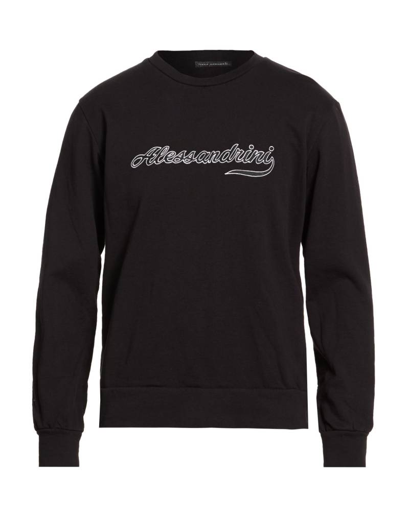 DANIELE ALESSANDRINI Sweatshirt Herren Schwarz von DANIELE ALESSANDRINI