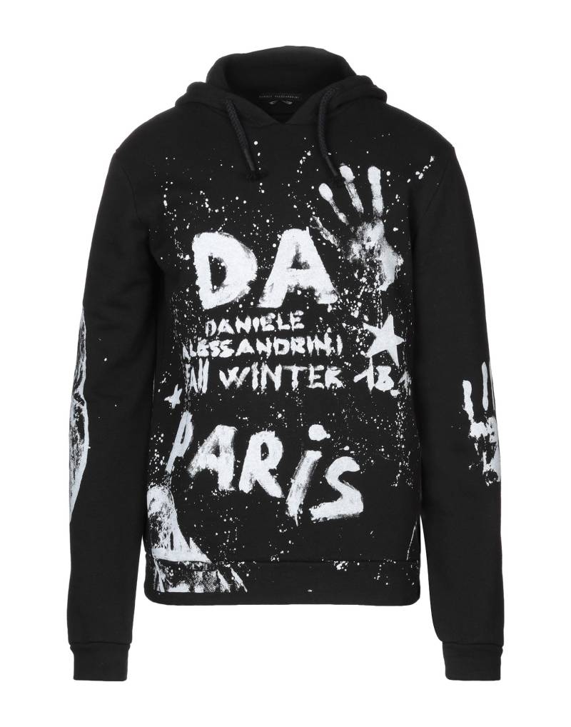 DANIELE ALESSANDRINI Sweatshirt Herren Schwarz von DANIELE ALESSANDRINI