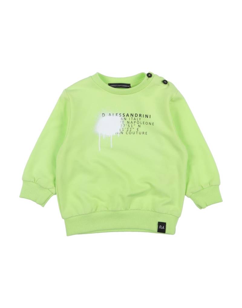 DANIELE ALESSANDRINI Sweatshirt Kinder Limettengrün von DANIELE ALESSANDRINI